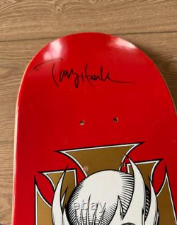 SUPER RARE Vintage Tony Hawk Skateboard Birdhouse CREST Signed