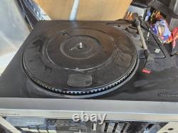 SUPER RARE Vintage Toshiba SL-5 Cassette + Record Player Combo As Is