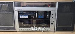 SUPER RARE Vintage Toshiba SL-5 Cassette + Record Player Combo Works PLS READ