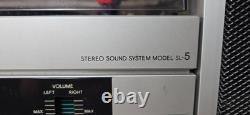 SUPER RARE Vintage Toshiba SL-5 Cassette + Record Player Combo Works PLS READ