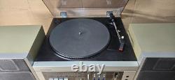 SUPER RARE Vintage Toshiba SL-5 Cassette + Record Player Combo Works PLS READ