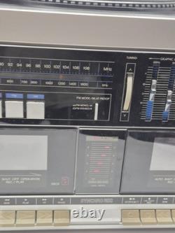 SUPER RARE Vintage Toshiba SL-5C Cassette + Record Player Combo Read