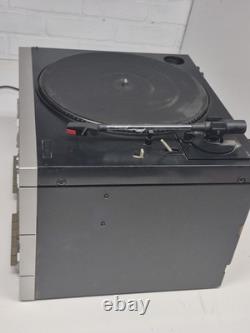 SUPER RARE Vintage Toshiba SL-5C Cassette + Record Player Combo Read