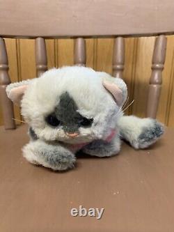 SUPER RARE Vintage Tyco Kitty Kitty Kittens TIKI Plush Toy Rattle Purr Cat READ