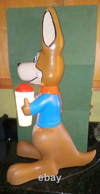SUPER RARE Vintage Walmart Squiggly Kangaroo Light Up 80s Advertising Figure 35