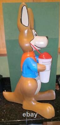 SUPER RARE Vintage Walmart Squiggly Kangaroo Light Up 80s Advertising Figure 35