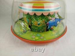 SUPER RARE! Vintage Walt Disney & Ohio Art Co. Musical Merry-Go-Round 1960s