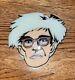 SUPER RARE Vintage Yazbukey Andy Warhol Acrylic Brooch Pin Plexiglass 2011