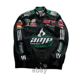 SUPER RARE Vintage bomber jacket with button closure Dale Earnhardt Jr. XL