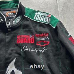 SUPER RARE Vintage bomber jacket with button closure Dale Earnhardt Jr. XL