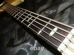 SUPER RARE Yamaha BB5000A Active 5 wide neck string bass guitar vintage yellow