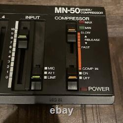 SUPER RARE vintage Fostex MN-50 Mixer/Compressor Powers On