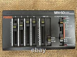 SUPER RARE vintage Fostex MN-50 Mixer/Compressor Powers On