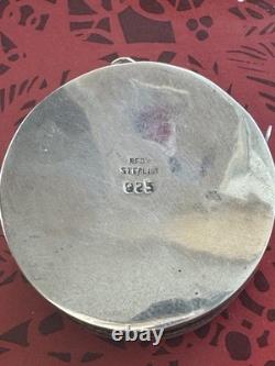 SUPER Rare VINTAGE SILVER Heart? Tape Measure DIAMOND BRAND. 925 Silver