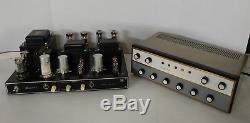 Sansui Q-3535 and SP-220 Tube Amplifier CLEAN & WORKS Super Rare Vintage -READ