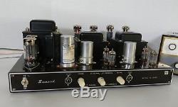 Sansui Q-3535 and SP-220 Tube Amplifier CLEAN & WORKS Super Rare Vintage -READ