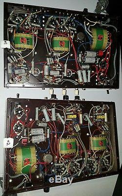 Sansui Q-3535 and SP-220 Tube Amplifier CLEAN & WORKS Super Rare Vintage -READ