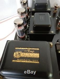 Sansui Q-3535 and SP-220 Tube Amplifier CLEAN & WORKS Super Rare Vintage -READ