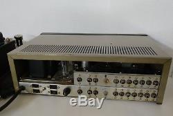 Sansui Q-3535 and SP-220 Tube Amplifier CLEAN & WORKS Super Rare Vintage -READ