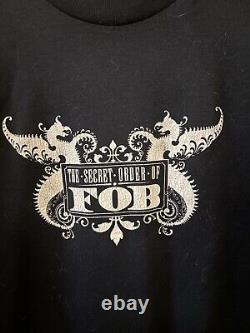 Secret Order of FOB- Fall Out Boy 2004 super-rare vintage t-shirt M 1/150