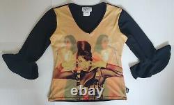 Selena Quintanilla Vintage Boutique LS Top Shirt Blouse Medium RARE Holy Grail