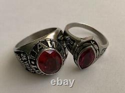 Set of Vintage UAW Local 651 Man/Woman Rings Set! Super Rare