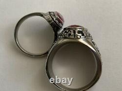 Set of Vintage UAW Local 651 Man/Woman Rings Set! Super Rare