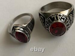 Set of Vintage UAW Local 651 Man/Woman Rings Set! Super Rare