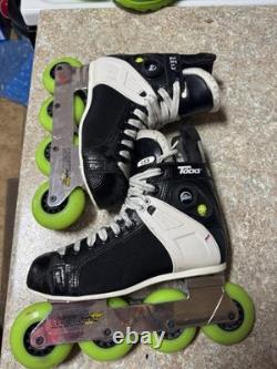 Size 7.5 Rare Vintage CCM Super Tacks 555 Adult 7 1/2 Inline Rollerblade Pump