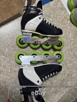 Size 7.5 Rare Vintage CCM Super Tacks 555 Adult 7 1/2 Inline Rollerblade Pump