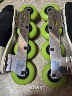 Size 7.5 Rare Vintage CCM Super Tacks 555 Adult 7 1/2 Inline Rollerblade Pump