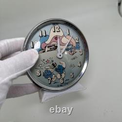 Smurf The Smurfs Super Rare Vintage Table Clock Hand-Wind Watch Smurf The Smurfs Super Rare Vintage Table Clock Hand-Wind Watch