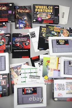 Snes Super Nintendo Vintage Mixed Game Lot (5) Madden 93 Primal Rage Indy Racing