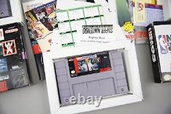 Snes Super Nintendo Vintage Mixed Game Lot (5) Madden 93 Primal Rage Indy Racing