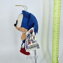 Sonic The Hedgehog Plush 1991 SEGA Stringy Sonic SUPER RARE TAGGED Vintage Japan