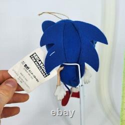 Sonic The Hedgehog Plush 1991 SEGA Stringy Sonic SUPER RARE TAGGED Vintage Japan