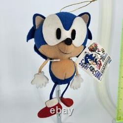 Sonic The Hedgehog Plush 1991 SEGA Stringy Sonic SUPER RARE TAGGED Vintage Japan