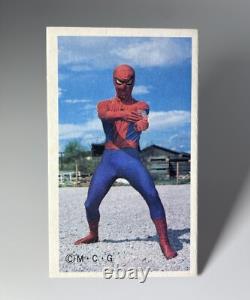 Spider-man Leopardon Vintage Super Rare TOEI Menko Trading card GREAT SHAPE