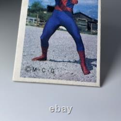 Spider-man Leopardon Vintage Super Rare TOEI Menko Trading card GREAT SHAPE