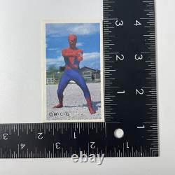Spider-man Leopardon Vintage Super Rare TOEI Menko Trading card GREAT SHAPE
