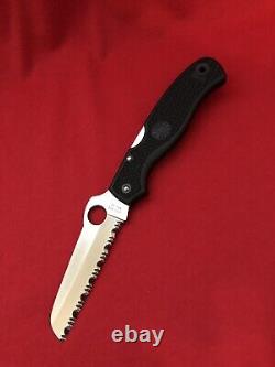 Spyderco #001 Super Rare! Rescue C14SBK98 Knife Vintage Collector Discontinued