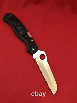 Spyderco #001 Super Rare! Rescue C14SBK98 Knife Vintage Collector Discontinued