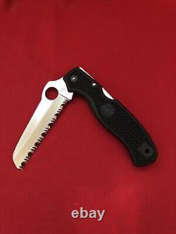 Spyderco #001 Super Rare! Rescue C14SBK98 Knife Vintage Collector Discontinued