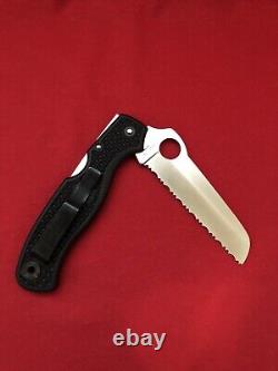 Spyderco #001 Super Rare! Rescue C14SBK98 Knife Vintage Collector Discontinued