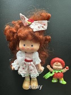 Strawberry Shortcake Doll Vintage 1980s Berrykin Super Rare Set Excellent Cond