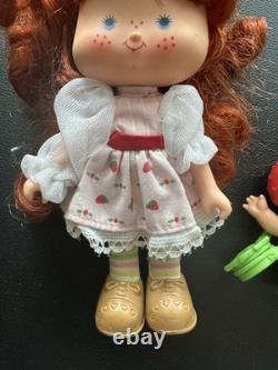 Strawberry Shortcake Doll Vintage 1980s Berrykin Super Rare Set Excellent Cond