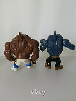 Street Sharks Vintage Figures Lot of 8 Figurines 1995 with rare Super Slammu