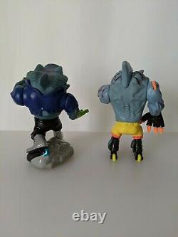 Street Sharks Vintage Figures Lot of 8 Figurines 1995 with rare Super Slammu