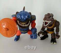 Street Sharks Vintage Figures Lot of 8 Figurines 1995 with rare Super Slammu