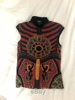 Stunning RARE Vivienne Tam Mesh Vintage 90s top Gaultier style